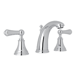 Perrin & Rowe® U.3712LS-APC-2 Georgian Era Bathroom Faucet, 1.2 gpm Flow Rate, Polished Chrome