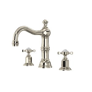 Perrin & Rowe® U.3721X-PN-2 Edwardian Bathroom Faucet, 1.2 gpm Flow Rate, Polished Nickel