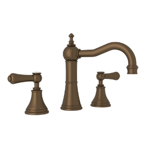Perrin & Rowe® U.3723LSP-EB-2 Georgian Era Bathroom Faucet, 1.2 gpm Flow Rate, English Bronze