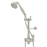 Perrin & Rowe® U.5373NLS-PN Edwardian Shower Kit, 16 gpm Flow Rate, Polished Nickel