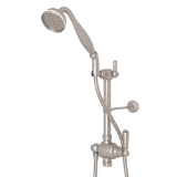 Perrin & Rowe® U.5373NLS-STN Edwardian Shower Kit, 16 gpm Flow Rate, Satin Nickel