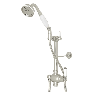 Perrin & Rowe® U.5373NPN Edwardian Shower Kit, 16 gpm Flow Rate, Polished Nickel