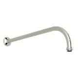 Perrin & Rowe® U.5384PN Cross Collection Wall Mount Shower Arm Ceiling, Polished Nickel