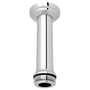 Perrin & Rowe® U.5388APC Cross Collection Wall Mount Shower Arm Ceiling, Polished Chrome