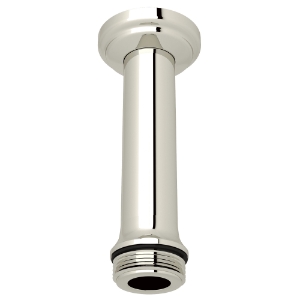 Perrin & Rowe® U.5388PN Cross Collection Wall Mount Shower Arm Ceiling, Polished Nickel