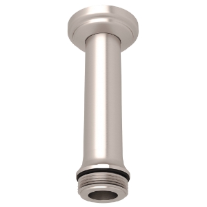 Perrin & Rowe® U.5388STN Cross Collection Wall Mount Shower Arm Ceiling, Satin Nickel