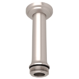 Perrin & Rowe® U.5388STN Cross Collection Wall Mount Shower Arm Ceiling, Satin Nickel