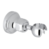 Perrin & Rowe® U.5544APC Cross Collection Deco Fixed Parking Bracket Handshower, Wall Mounting, Polished Chrome