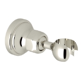 Perrin & Rowe® U.5544PN Cross Collection Deco Fixed Parking Bracket Handshower, Wall Mounting, Polished Nickel