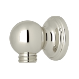 Perrin & Rowe U.5546PN Cross Collection Handshower Outlet Mount Riser Pair, Satin Nickel