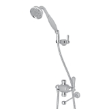 Perrin & Rowe U.5783NAPC Georgian Era Shower Kit, 1.75 gpm Flow Rate, Polished Chrome