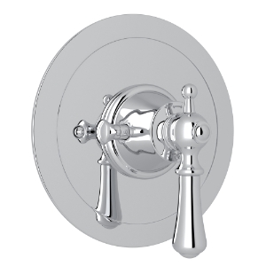 Perrin & Rowe® U.5785LS-APC/TO Thermostatic Trim Plate Edwardian Era, Polished Chrome