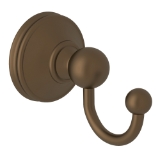 Perrin & Rowe® U.6621EB Georgian Era Robe Hook Mount Momenti, English Bronze