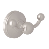 Perrin & Rowe U.6622STN Georgian Era Robe Hook Mount Momenti, Satin Nickel