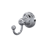 Perrin & Rowe U.6921APC Edwardian Robe Hook Mount Momenti, Polished Chrome