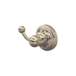 Perrin & Rowe® U.6922STN Edwardian Robe Hook Mount Momenti, Satin Nickel