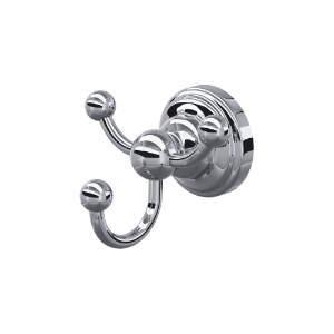 Perrin & Rowe U.6923APC Edwardian Robe Hook Mount Momenti, Polished Chrome