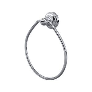 Perrin & Rowe U.6935APC Edwardian Towel Ring Double Wall Mount