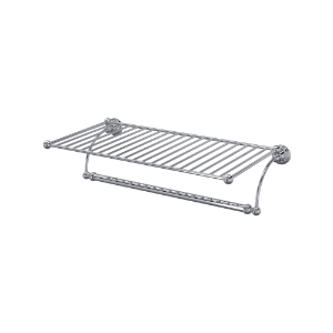 Perrin & Rowe® U.6961APC Edwardian Towel Shelf, Polished Chrome
