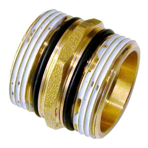 Uponor TruFLOW™ A2621010 Manifold Coupling Nipple, 1-1/4 in, BSP, Brass