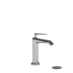 Riobel® VYS01C Venty Single Bathroom Faucet, 1.0 gpm Flow Rate, 5-1/8 in H Spout, 1 Faucet Hole, Chrome