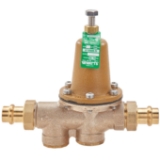 WATTS® 88006877 LF25AUB-Z3 Pressure Reducing Valve, 3/4 in Nominal, Double Union Press End Style, 25 to 75 psi Pressure, Copper Silicon Alloy Body