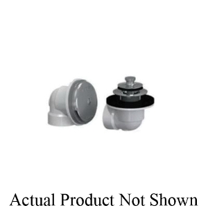 Watco® 401-PP-PVC-CP Perfect Fit™ 401 Solvent Weld Bath Waste Half Kit, STD PVC, Polished Chrome