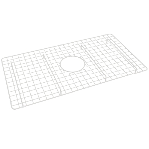 Shaws WSGUM3018BS Shaker Wire Sink Grid Food Kitchen, Center Drain Opening, Off White
