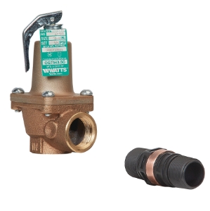 WATTS® F274428 174A Automatic Reseating Valve, 3/4 in Nominal, Female NPTF End Style, 20 psi Pressure, Bronze Body