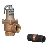 WATTS® F275114 174A Automatic Reseating Valve, 1 in Nominal, Female NPTF End Style, 50 psi Pressure, Bronze Body