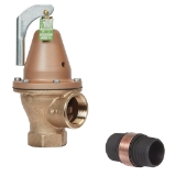 WATTS® F276771 174A Automatic Reseating Valve, 1-1/2 in Nominal, Female NPTF End Style, 60 psi Pressure, Bronze Body