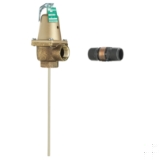 WATTS® F315130 N240 Automatic Reseating Valve, 1 in Nominal, Female NPTF End Style, 112 psi Pressure, 210 deg F, 6 in L Probe, Bronze Body