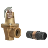 WATTS® F382008 740 Valve, 3/4 x 1 in Nominal, Female NPTF End Style, 20 psi Pressure, Iron Body
