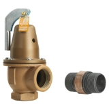 WATTS® F383310 740 Valve, 1-1/4 x 1-1/2 in Nominal, Female NPTF End Style, 40 psi Pressure, Iron Body