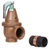 WATTS® F383542 740 Valve, 1-1/2 x 2 in Nominal, Female NPTF End Style, 20 psi Pressure, Iron Body
