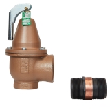 WATTS® F383542 740 Valve, 1-1/2 x 2 in Nominal, Female NPTF End Style, 20 psi Pressure, Iron Body