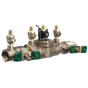 WATTS® T063231 LF007 Inline Backflow Preventer Assembly, 3/4 in Nominal, NPT End Style, Quarter-Turn Ball Valve, Lead Free Copper Silicon Alloy Body, Dual Check