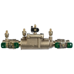 WATTS® T063232 LF007 Inline Backflow Preventer Assembly, 1 in Nominal, NPT End Style, Quarter-Turn Ball Valve, Lead Free Copper Silicon Alloy Body, Dual Check