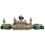 WATTS® T063232 LF007 Inline Backflow Preventer Assembly, 1 in Nominal, NPT End Style, Quarter-Turn Ball Valve, Lead Free Copper Silicon Alloy Body, Dual Check