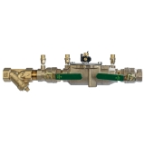 WATTS® T122619 LF007 Inline Backflow Preventer Assembly, 1-1/2 in Nominal, NPT End Style, Quarter-Turn Ball Valve, Lead Free Copper Silicon Alloy Body, Dual Check