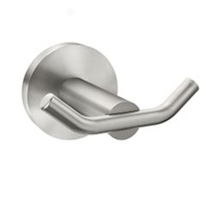 Moen® Y5703BN Arlys™ Robe Hook, 2 Hooks, Brushed Nickel