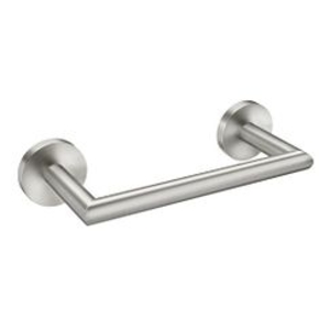 Moen® Y5786BN Arlys™ Hand Towel Bar, 7-1/4 in L Bar, 2-1/8 in OAH x 3-1/4 in OAD, Aluminum/Zinc, Brushed Nickel