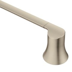 Moen® YB0224BN Towel Bar, Doux™, 24 in L Bar, Brushed Nickel