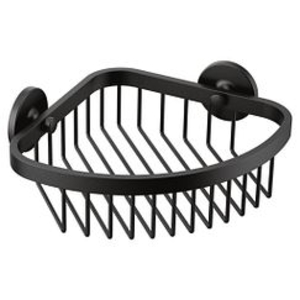 Moen® YB0275BL Corner Shower Basket, 8-3/4 in W x 8-3/4 in D x 2-7/8 in H, 304 Stainless Steel, Matte Black