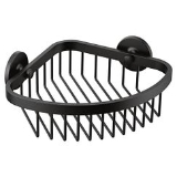 Moen® YB0275BL Corner Shower Basket, 8-3/4 in W x 8-3/4 in D x 2-7/8 in H, 304 Stainless Steel, Matte Black