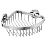 Moen® YB0275CH Corner Shower Basket, 8-3/4 in W x 8-3/4 in D x 2-7/8 in H, 304 Stainless Steel, Chrome