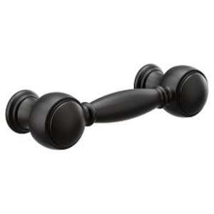 Moen® YB8407BL Weymouth™ Drawer Pull, Zinc, Matte Black