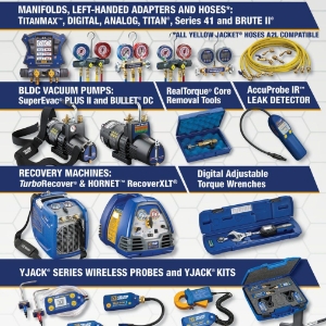 Yellow Jacket® 40885 Manifold Kit, 740 psia Pressure, Domestic