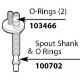 Moen® 100702 Shank Kit