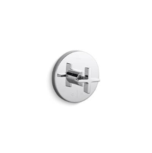 KALLISTA® P24421-CR-GN One™ Thermostatic Trim, Cross Handle, Gunmetal